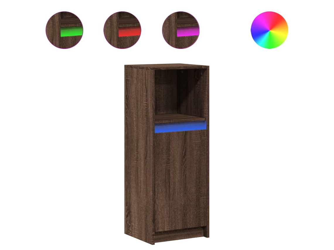 Sideboard, Sideboards Vidaxl Marrom Madeira Processada (n/a)