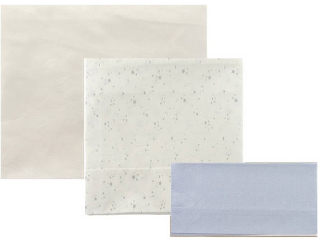 Lençóis para Alcofa  Sky Celeste (3Ps - 80x120 cm)