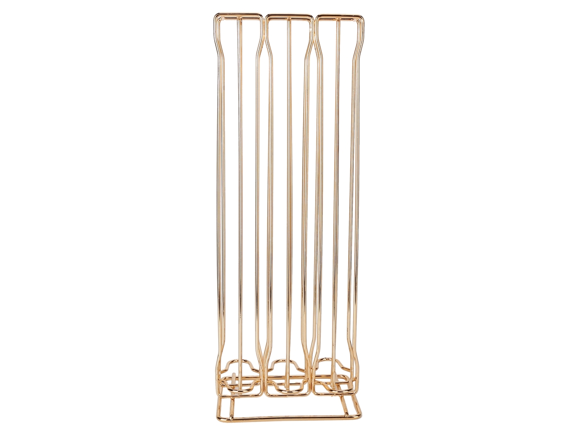 Nova Line suporte para Cápsulas de Café Dourado Organizador com 60pcs Rack para Nespresso