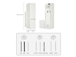 Laxiscreed Cortinas Rolantes Elétricas Wifi Inteligentes Com Controle Por App E Voz