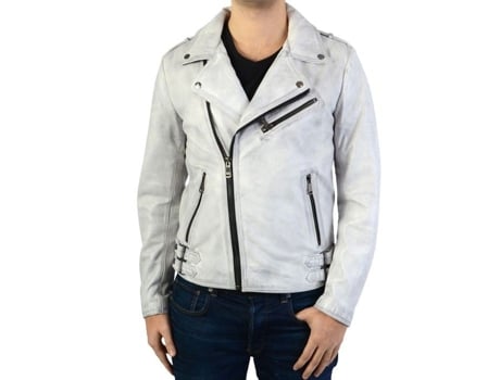 Blusa Couro Ladc Troadero Dolmen Branco