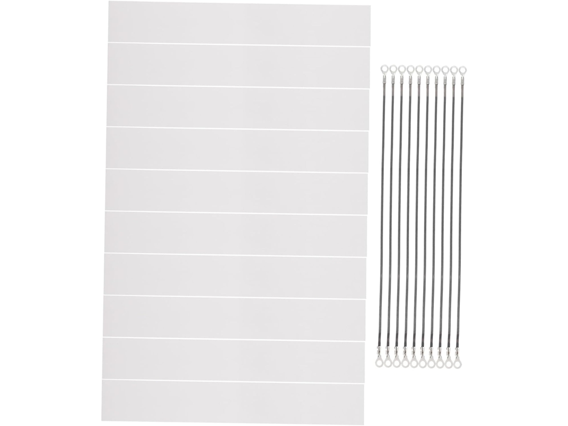 Tiras De Aquecimento Gariouans Para Seladora Manual 200, 10 Conjuntos De Substituição, 2mm De Largura, 250mm De