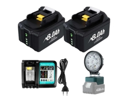 Bateria para ferramentas elétricas, capacidade de 8000mAh, compatível com BL1830, compatível com 2 OEMs