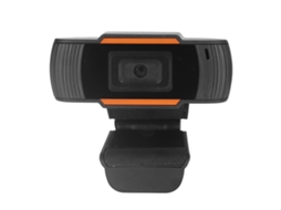 Webcam 1080p HD com Microfone Plug and Play para PC Laptop Videoconferência S/MARCA
