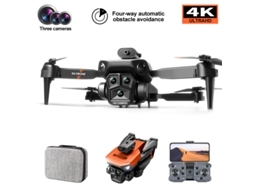 Drone K6 Max com Três Câmeras Prevenção de Obstáculos em 360 3 Baterias Duração Da Bateria: 15 Min Cinza
