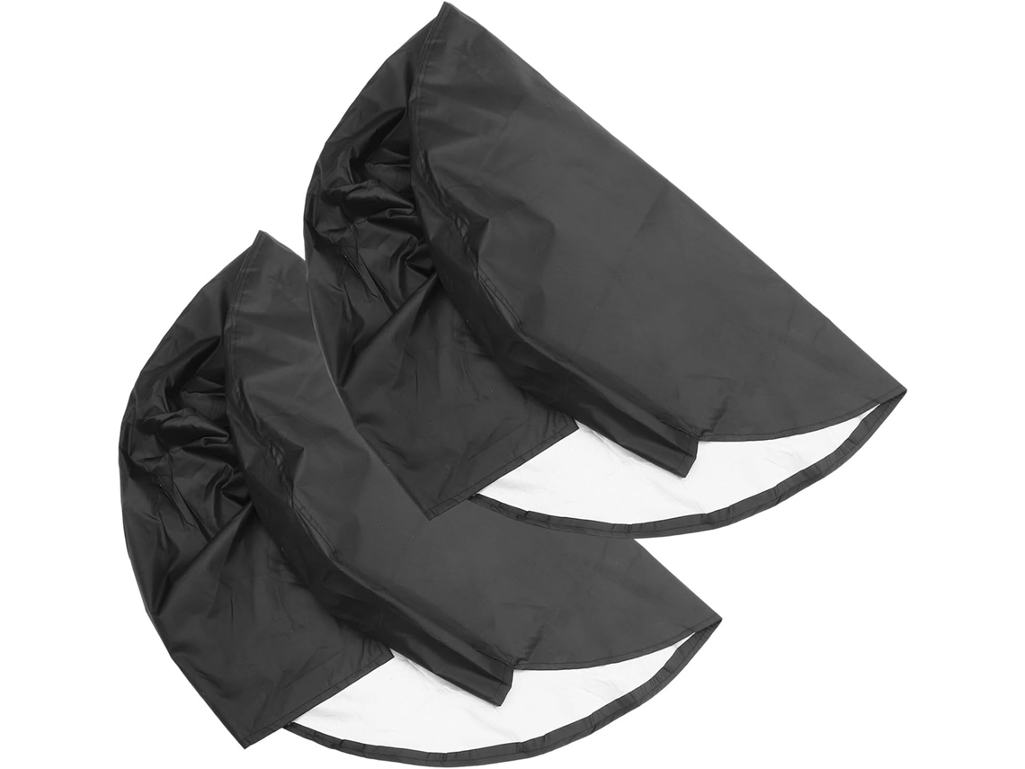 Capas Para Pneus De Carro De 28,5 Polegadas Em Poliéster Impermeável Preto