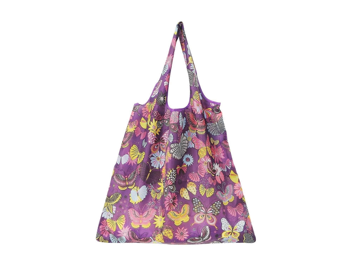 Sacola de Compras Grande, Ecológica, Portátil, Dobrável, Ideal para Viagens, Passeios e Compras no Shopping. Perfeita para Ir Ao Shopping. GOKOCO