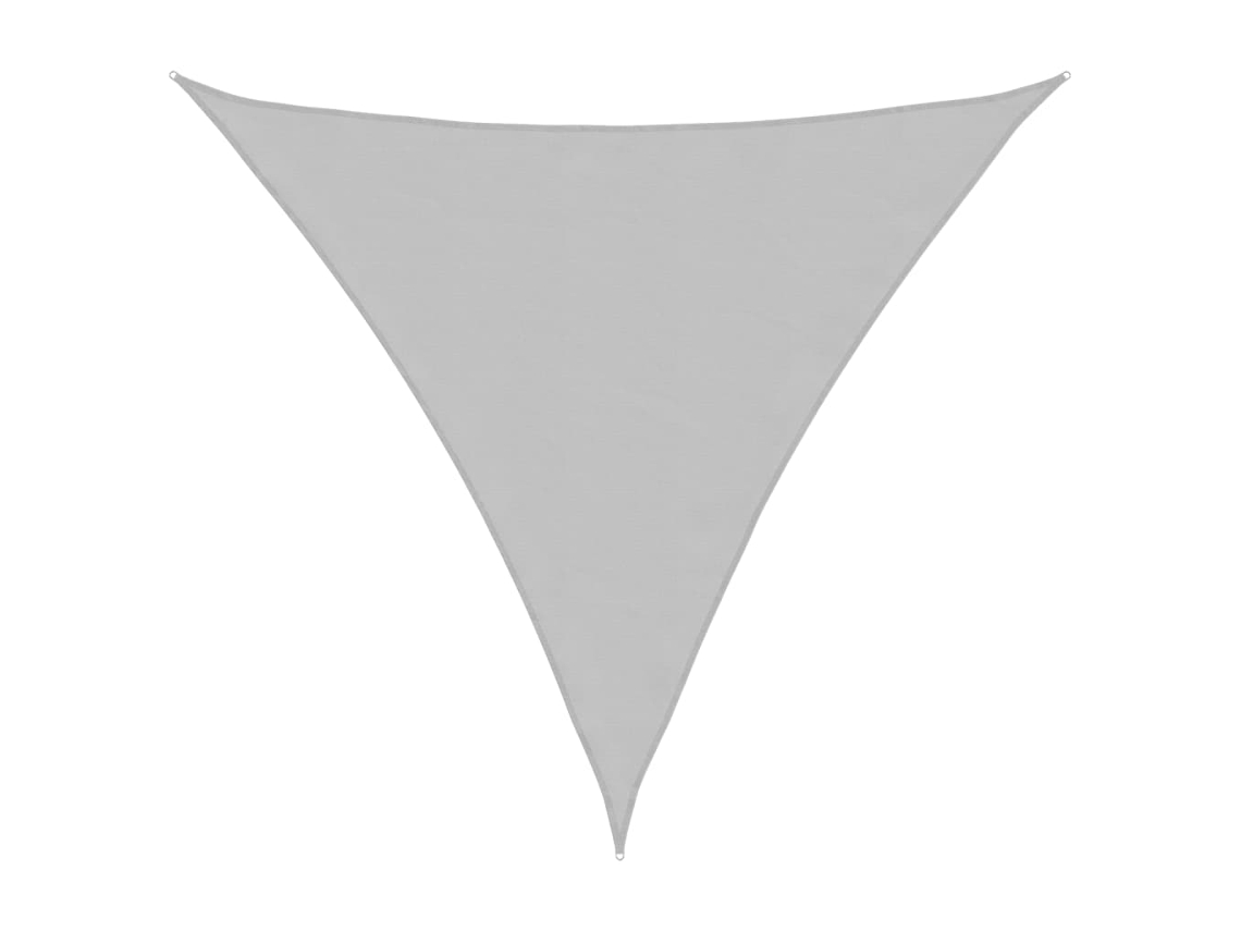 Para-sol estilo vela VIDAXL Cinzeto (3,6x3,6x3,6 m)