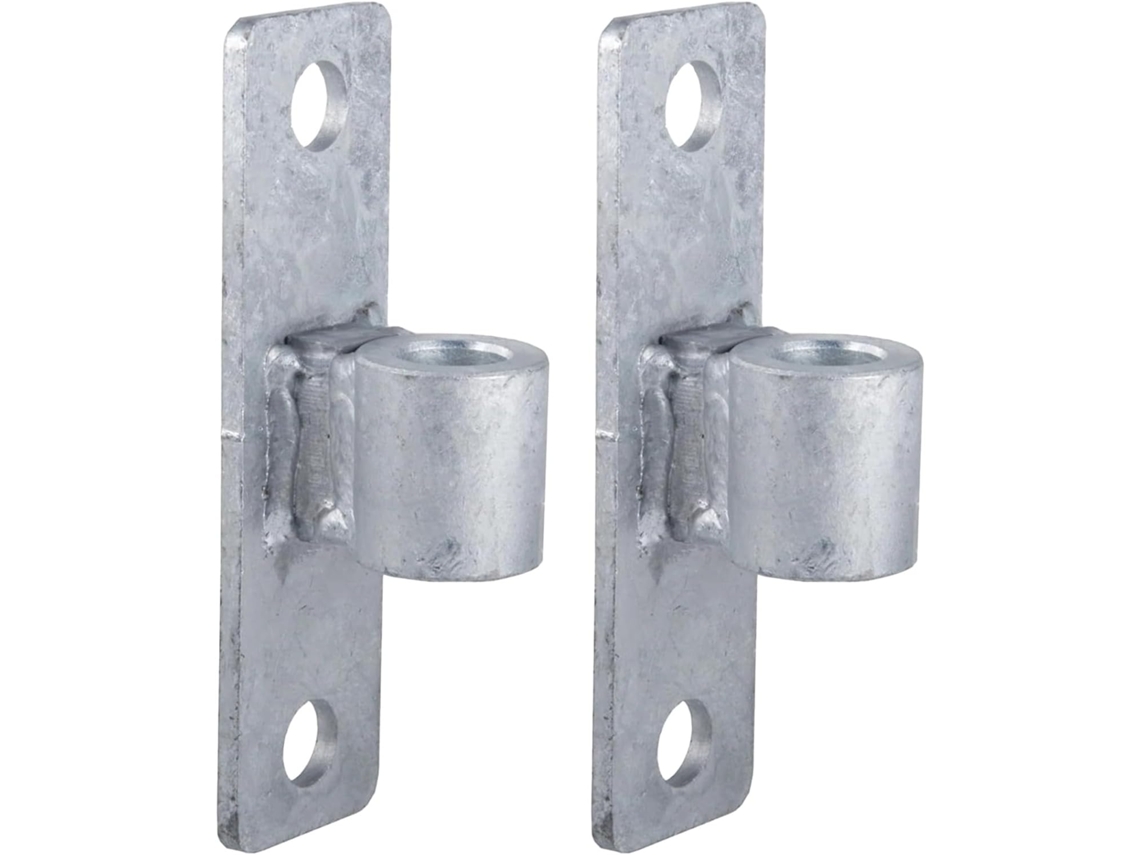 Conjunto De 2 Dobradiças Para Portão, Reforçadas Em Ferro Galvanizado De 16mm, Para Montagem Na Parede, Resistentes À