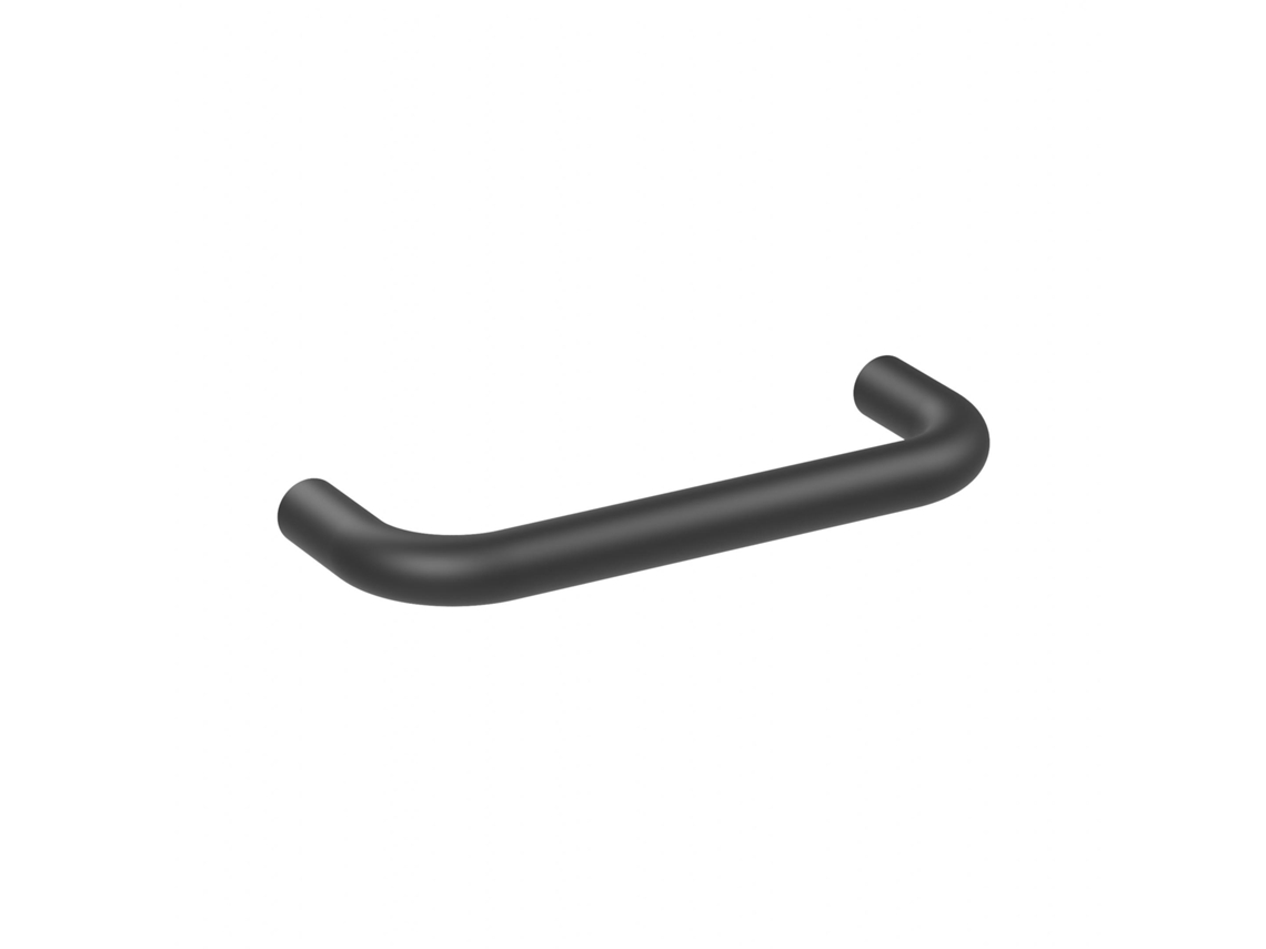 Conjunto de 25 Puxadores em Aço Inoxidável de 96 mm com Verniz Preto Mate HARDWAREXCHANGE