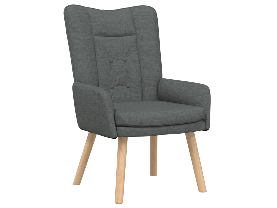 Conjunto 1 Assento De Poltrona Vidaxl Cinzento Tecido (63 X 67 X 94 Cm)
