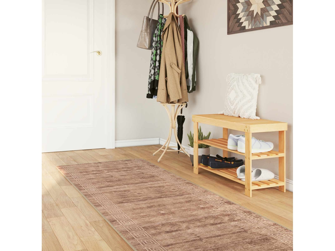 Vidaxl Passadeira Marsa Branco 100 X 350 Cm Poliéster E Pvc