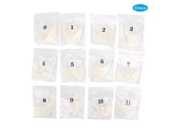 504pcs Pontes De Unhas Falsas Profissionais Vestíveis Diy Ferramenta De Manicure Natural Abs Segura 12 Tamanhos