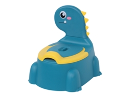 Cadeira Sanitária LAXISCREED Dinossauro Ajustável Azul