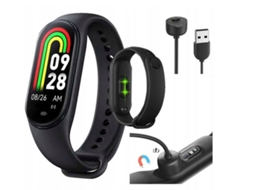 Pulseira Smart M8 com Pedômetro, Carregamento Magnético Bluetooth, Preto YANYXR
