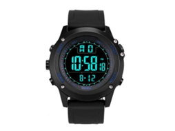 Relógio eletrônico esportivo digital masculino com pulseira de silicone, azul royal