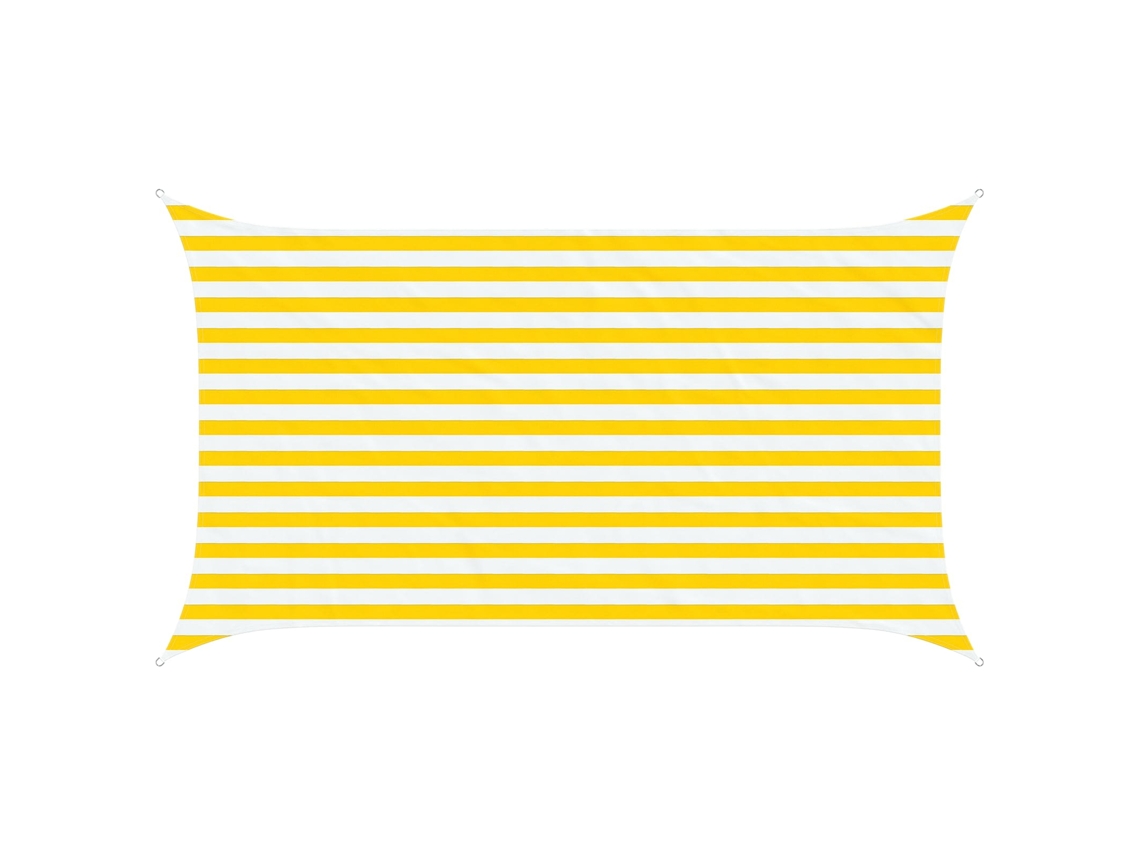 Conjunto 1 Sombra Externa Vidaxl Amarelo Poliéster (3,5 X 2 M)