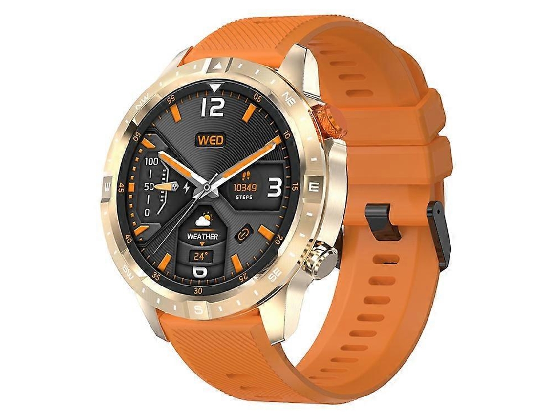Relógio inteligente AK57 com monitor de saúde, Bluetooth e chamadas, pulseira esportiva à prova d'água com pulseira de silicone para Ly Ebike