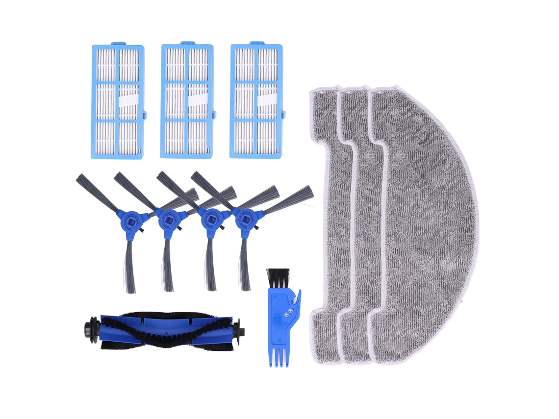 Kit de peças para aspirador Proscenic 850t com escova lateral, toalha e filtro
