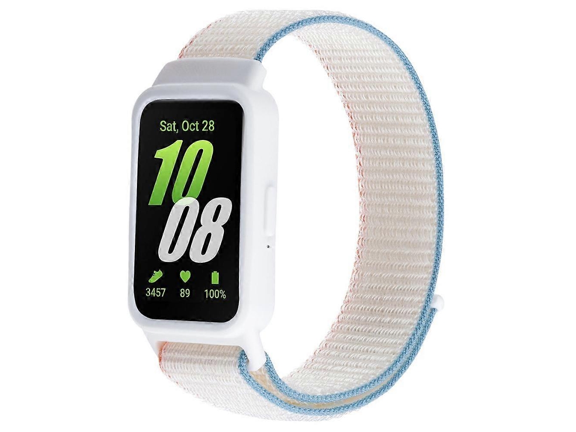 Pulseira De Relógio Xdfind Com Fecho De Velcro Integrado Em Nylon Para Samsung Galaxy Fit 3