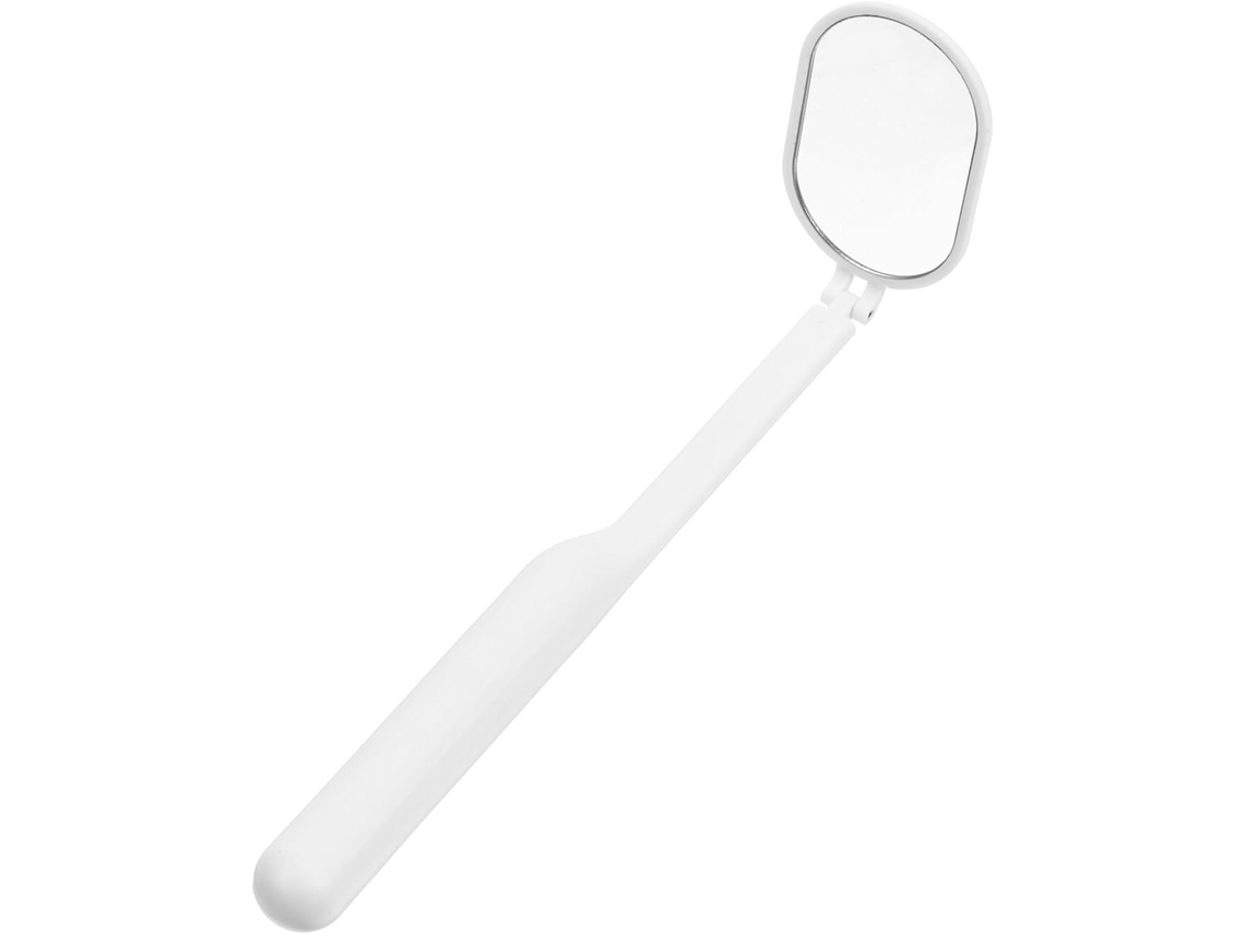 Miroir De Vérification Des Cils Pliant, Angle Réglable, Blanc