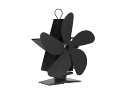 Ventilador Eco Amigável 5 Lâminas para Estufa de Madeira