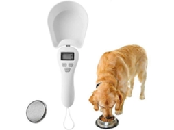 Colher Medidora Eletrônica para Ração de Cachorro com Visor Lcd AQUAFORGE