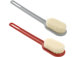Conjunto De 2 Escovas Banho Homoyoyo, Duráveis E Flexíveis, Com Cabo Longo, Para Limpeza De Banheira E Chuveiro, Cores