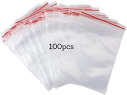 Sacos Zip Reutilizáveis Transparentes Plástico Duráveis ZYBLSSBB