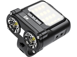 Farol De Ciclismo Recarregável 1500mah E 900 Lúmens, À Prova D'água,