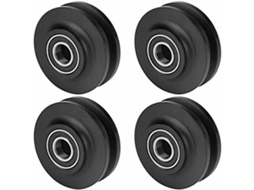 Roda De Rolo Com Sulco Em U Para Portas E Janelas, Rodas De Reposição Robustas Para Academia, Adequadas Para Vários Modelos, 4 Peças Rnemitery