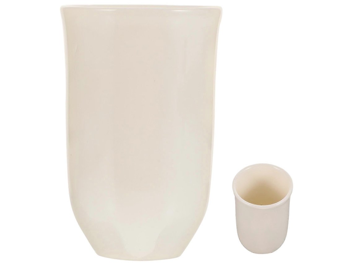 Conjunto De 4 Copos De Bebida Caqui, Porta-chávenas De Cerâmica Para Armazenamento