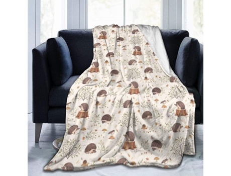 Manta De Lã£ Flanelada Macia E Quente, 150130cm, Adequada Para Cama/sofã¡/escritã³rio/camping.