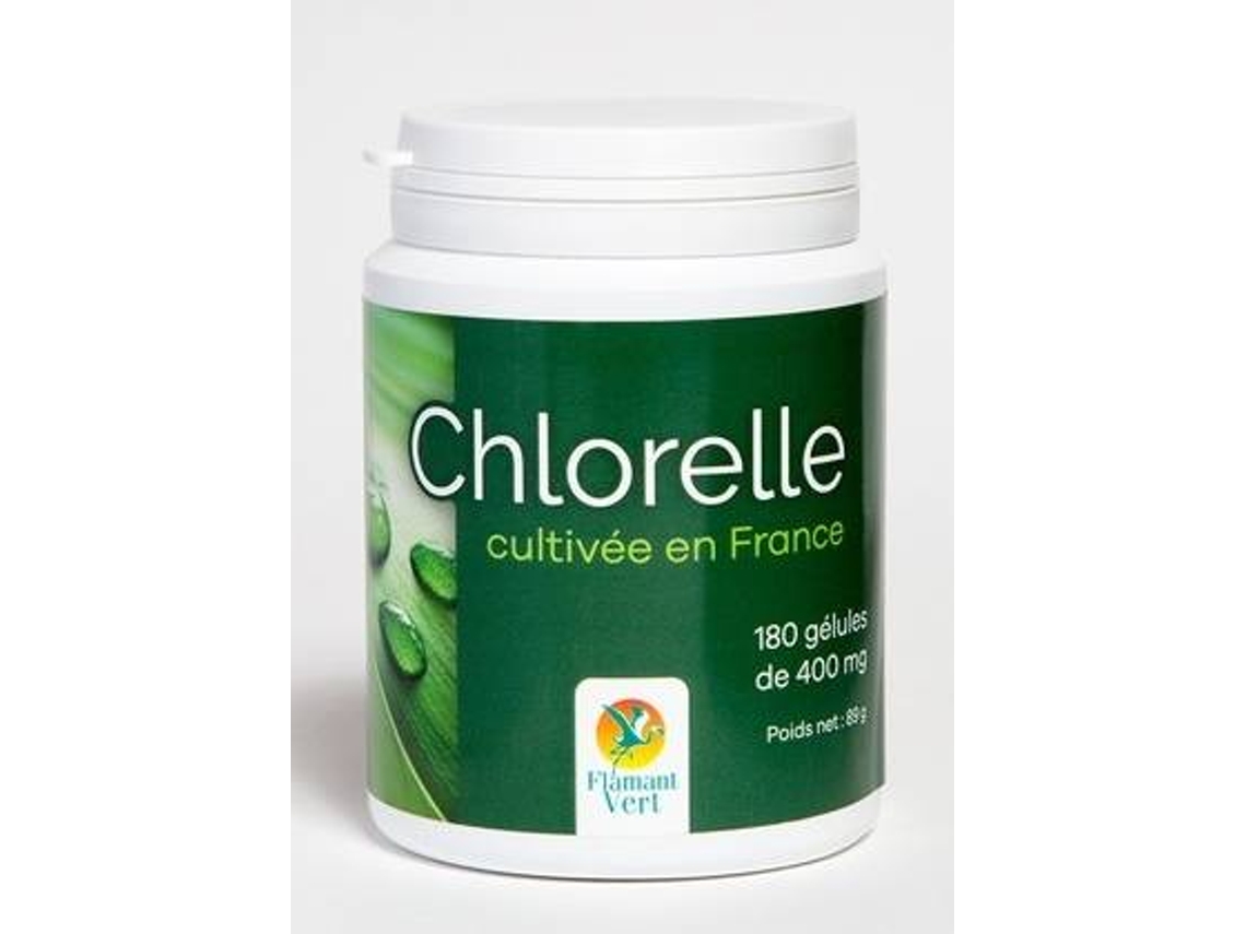 Suplemento Alimentar FLAMANT VERT Chlorella (180 pérolas)