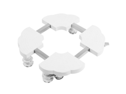 Base Para Geladeira Laxiscreed Com Rodas Ajustáveis E Travões, Ideal Para Secadoras E Eletrodomésticos Pesados