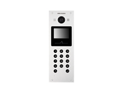 Vídeo Porteiro Ip Hikvision Kd3 2mp Wifi 14 Botões C/abertura Cartão Mf/pin 2 Relés Embutido Ip65