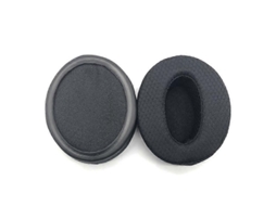 Yuru conjunto de Almofadas para Fones de Ouvido Hd4.50btnc Hd4.40bt Hd4.30 Hd350 Hd400s Hd458bt Tecido Malha Preta