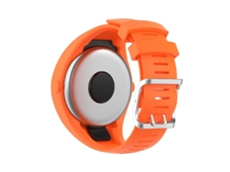 Bracelete de Smartwatch para Pulseira de Relógio de Silicone com Textura Polar M200 Tamanho Único Laranja VENISYMLIS