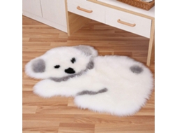 Tapete Ehstmind Animado Fofo Ovelha Forma Panda Peludo Pelúcia Chão Sofá Multicor (100x50x50cm)