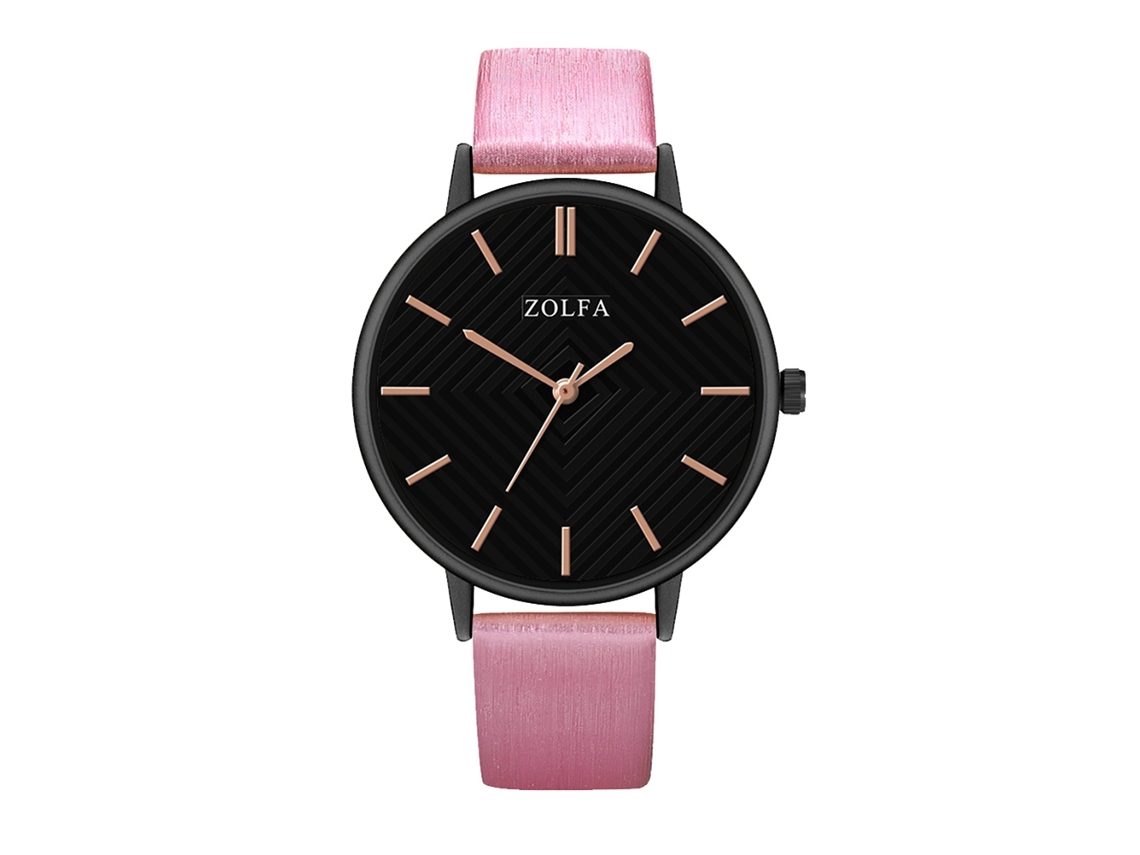 Reloj De Cuarzo Clásico Elegante Estilo Empresarial Pareja Unisex Regalo Rojo Rosa