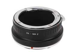2026 adaptador de Lente Pk para Z Mount, Conversor de Anel para Câmera Nikon Z