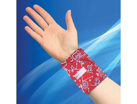 Pulseira De Resfriamento Aqua Coolkeeper Vermelha Mantenha Se Fresco E Confortável