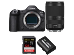 Eos R5 Mark Ii + Rf 24 240mm F/4 6.3 Is Usm + 1 Sandisk 128gb Uhs ii 300mb/s + 1 Canon Lp e6p + Ebook “20 Dicas para Fotos Que Impressionam” CANON