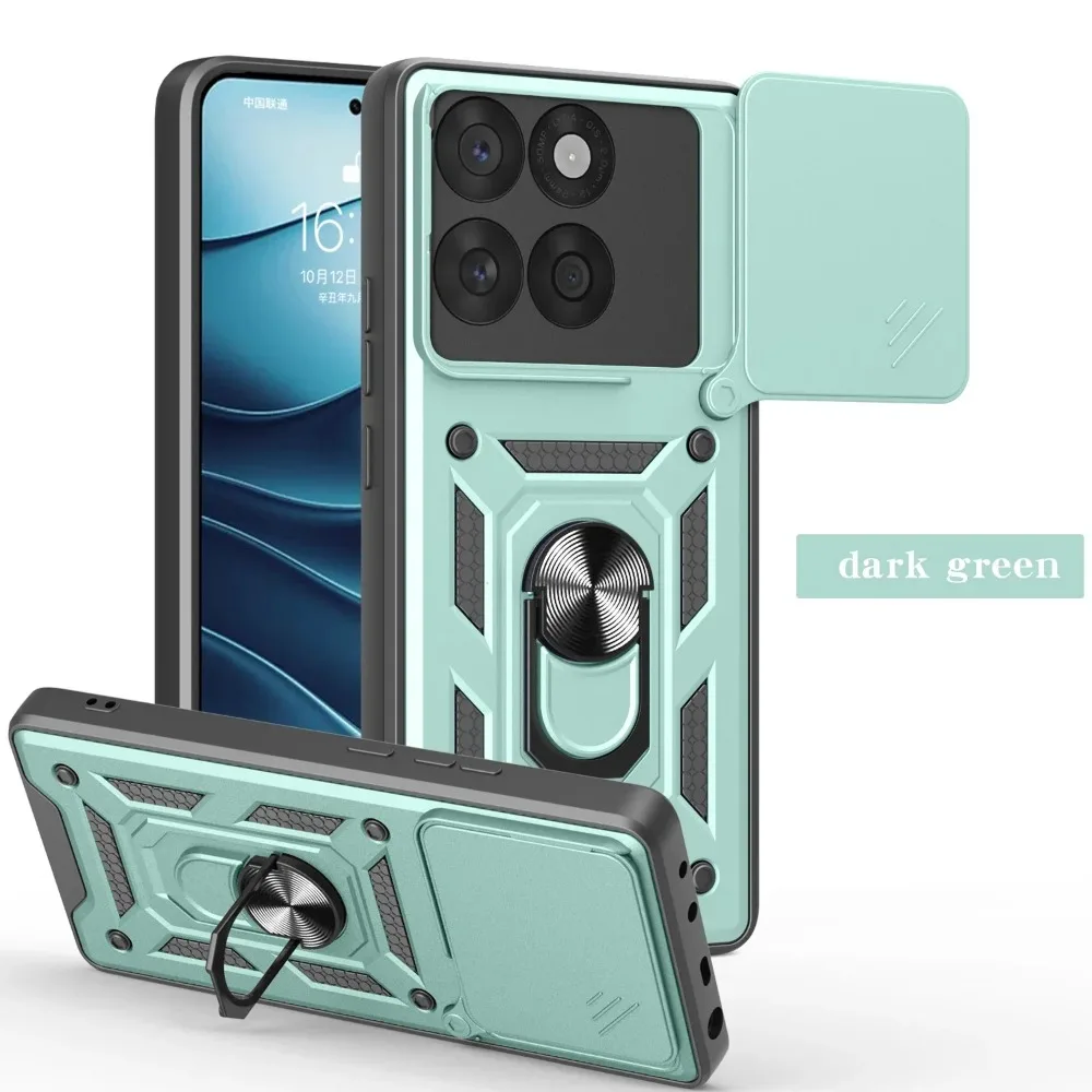 (verde, Motorola Edge 60 Fusion) Capa Magnética Com Proteção Deslizante Para Câmera, Suporte De Anel E Capa Traseira