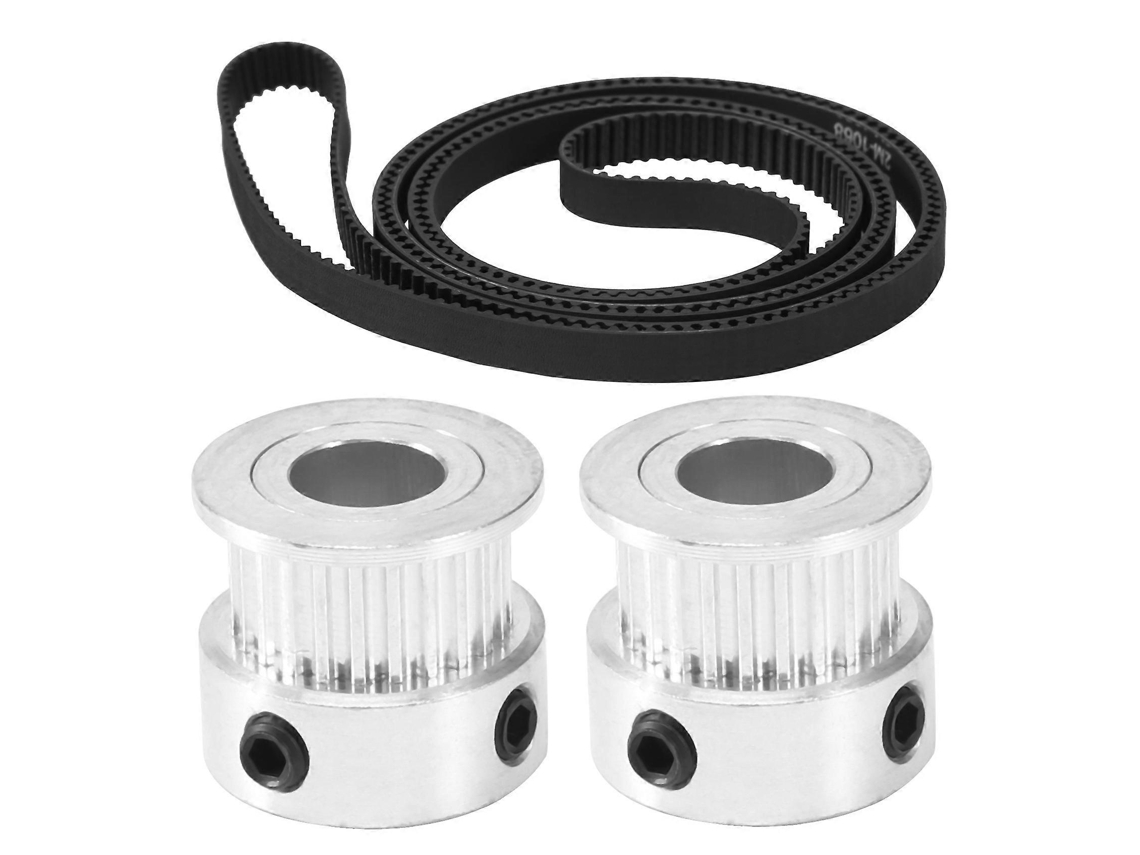 Lurelia Correia 2 Unidades, 1068 Mm, 3 Cm, Compatível Com Impressora 3d X5sa/x5sa Pro/x5sa-2e Comprimento Da Correia, Preto
