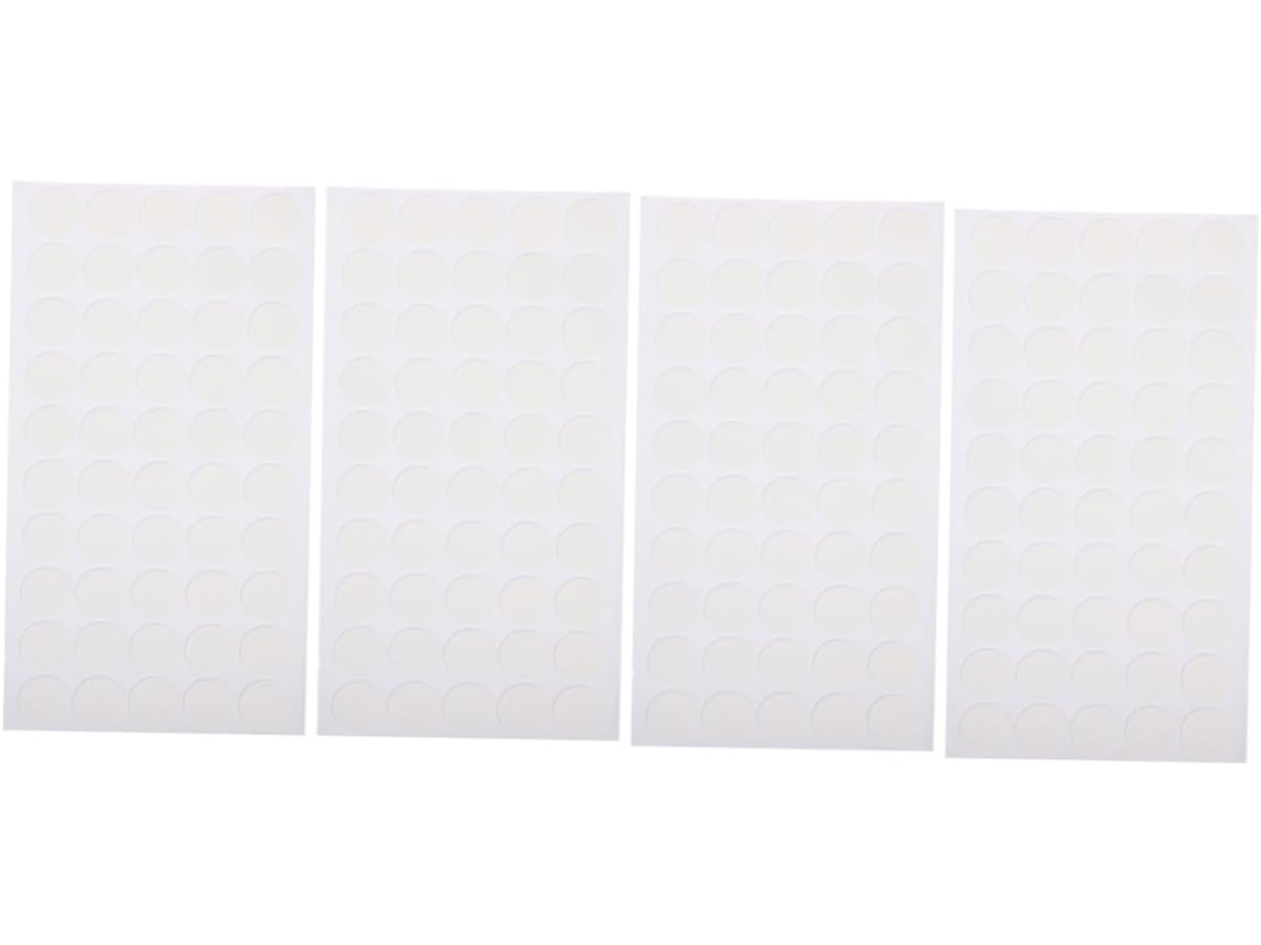 300 Adesivos Redondos Transparentes De Dupla Face Para Projetos Diy E