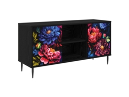 Vidaxl Gabinete Para Tv Kiel 102 X 33 X 51 Cm Carvalho Preto