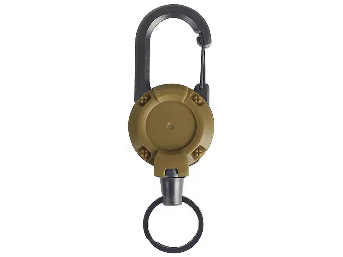 Chaveiro Retrátil Resistente Com Clipe, Porta-crachá Anti-perda Para Uso Em Trilhas, Trabalho E Atividades Ao Ar Livre.