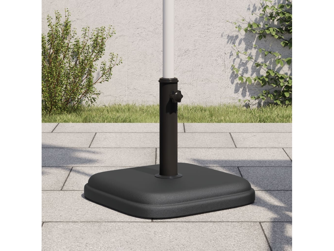 Vidaxl Base De Guarda-sol Para Postes De Ø32/35/38 Mm 11 Kg Quadrado