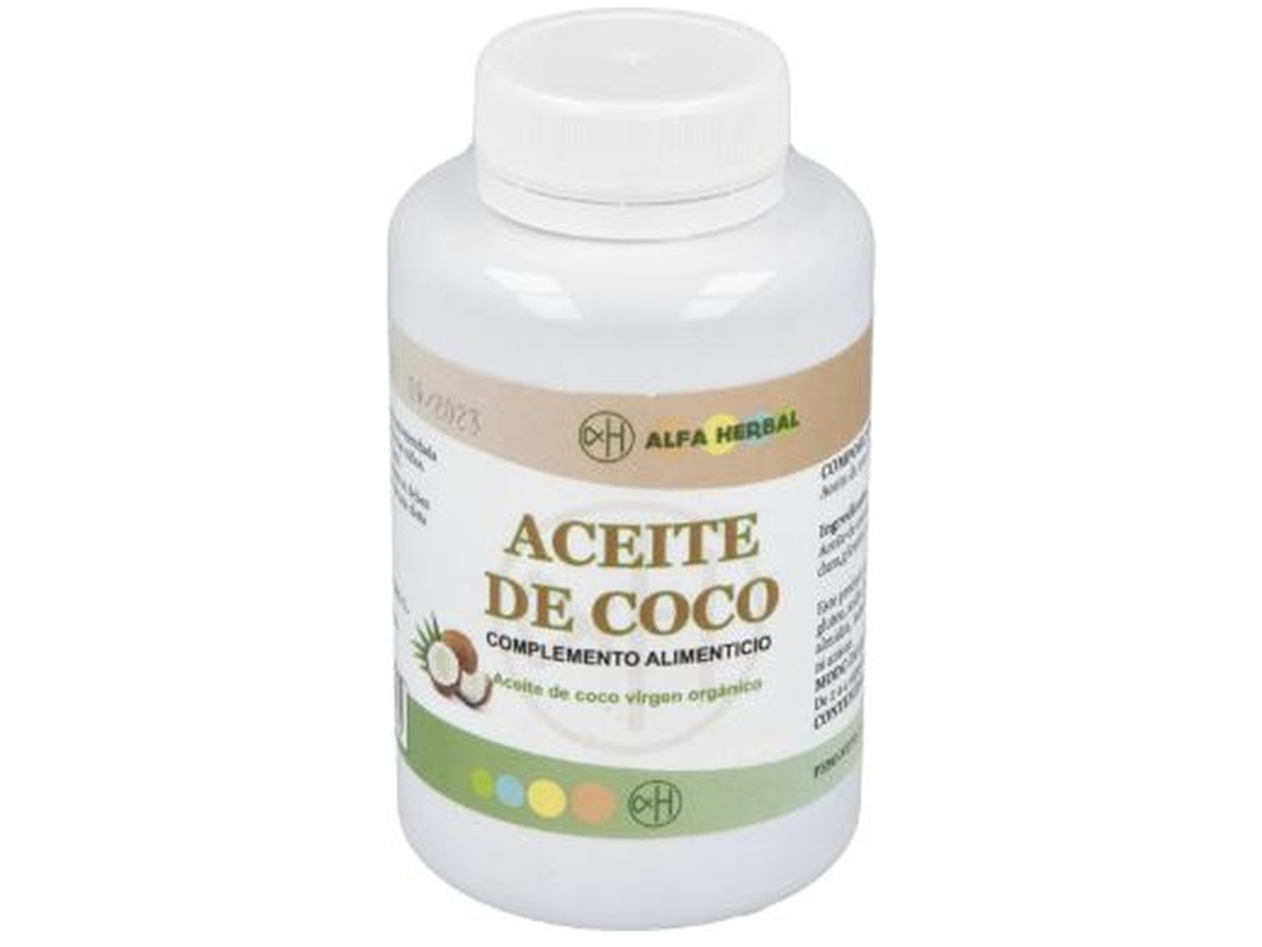 Óleo de Coco 120 Cápsulas ALFA HERBAL